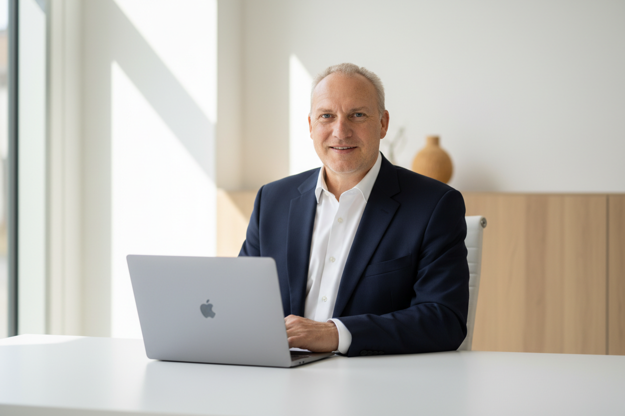 Sven Jagata bei der Arbeit